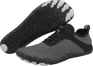 Pro Barefoot Shoes Hike Barefoot Footwear Women Men Fashion Casual Walking Shoes Comfortable Breathable Mesh Trainers Soft Flat Shoe for Swimming Surfing Hiking