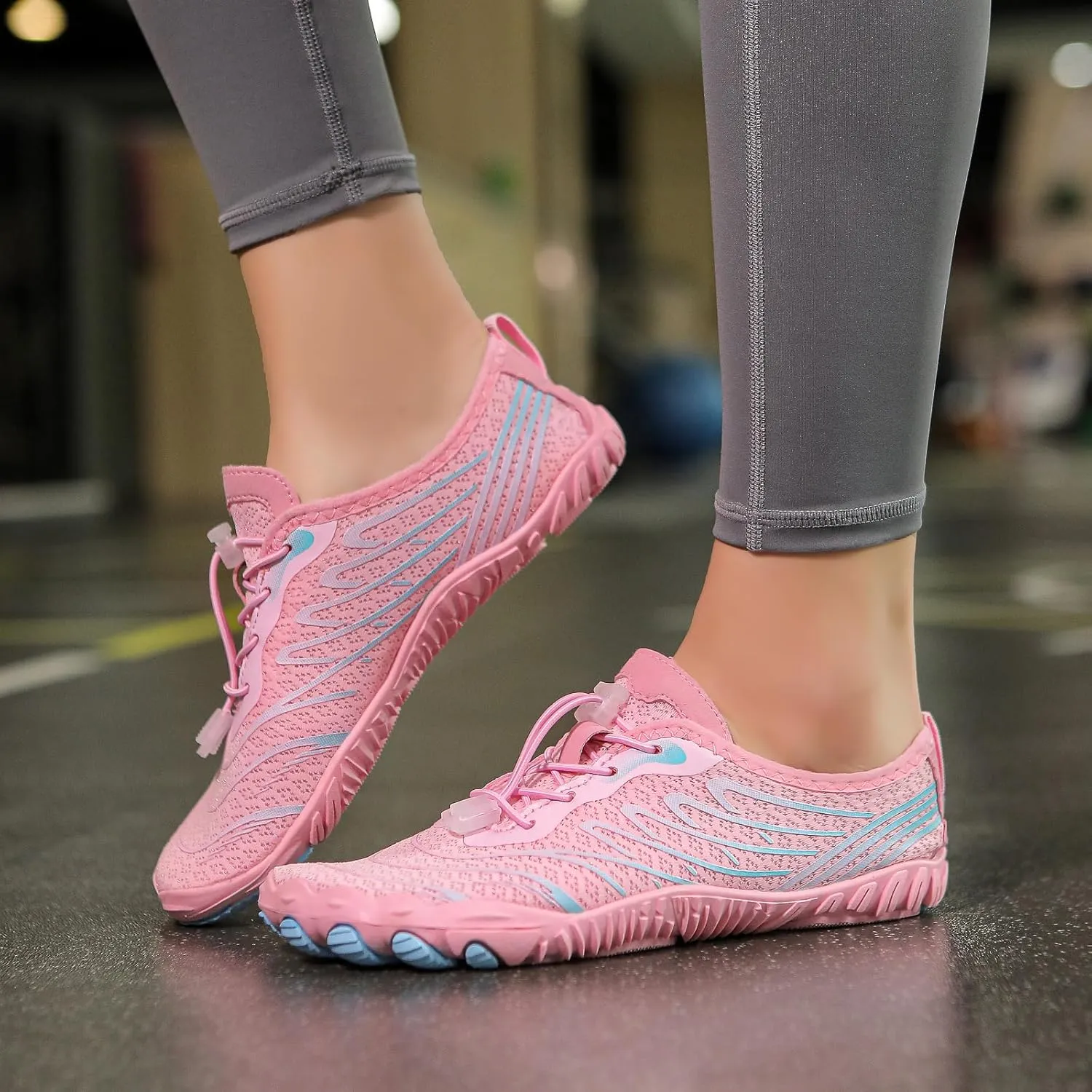 Pro Barefoot Shoes Women Men,Wide Toe Box Non-Slip Outdoor Sports Barefoot Shoe Quick-Drying Water Shoe Unisex Walking Athletic Running Shoes for Women