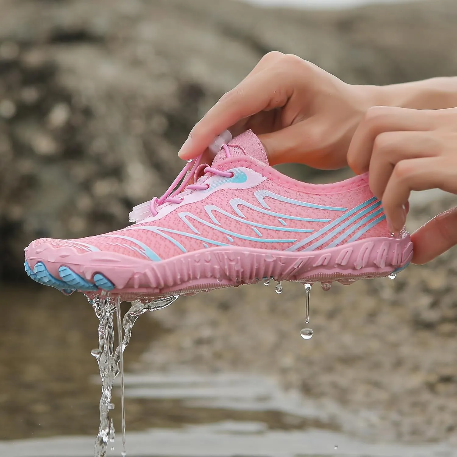 Pro Barefoot Shoes Women Men,Wide Toe Box Non-Slip Outdoor Sports Barefoot Shoe Quick-Drying Water Shoe Unisex Walking Athletic Running Shoes for Women