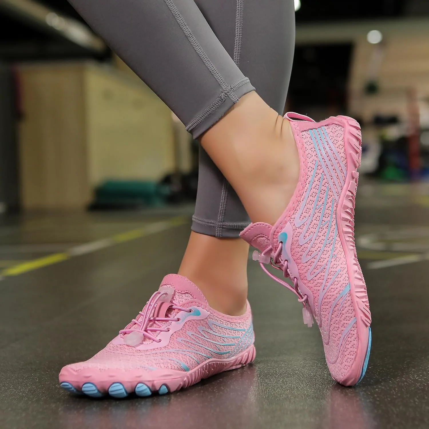 Pro Barefoot Shoes Women Men,Wide Toe Box Non-Slip Outdoor Sports Barefoot Shoe Quick-Drying Water Shoe Unisex Walking Athletic Running Shoes for Women