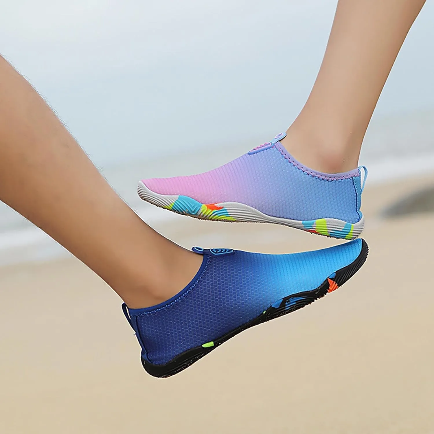 Quick Dry Aqua Socks Water Shoes for Men Women Barefoot Swim Beach Pool Surf Kayaking Hiking Diving Yoga Sports Lightweight Breathable