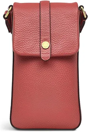 RADLEY London Lulworth Road Women's Medium Leather Phone Crossbody Bag, Copper Pink