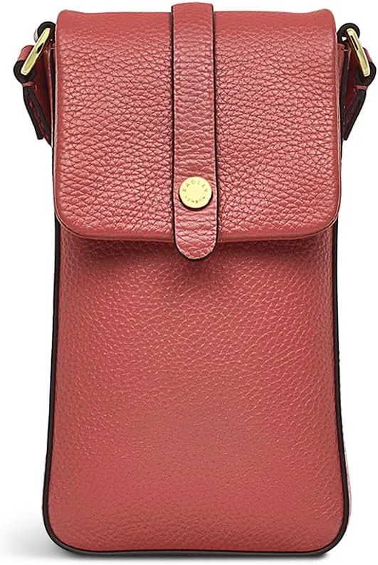 RADLEY London Lulworth Road Women's Medium Leather Phone Crossbody Bag, Copper Pink