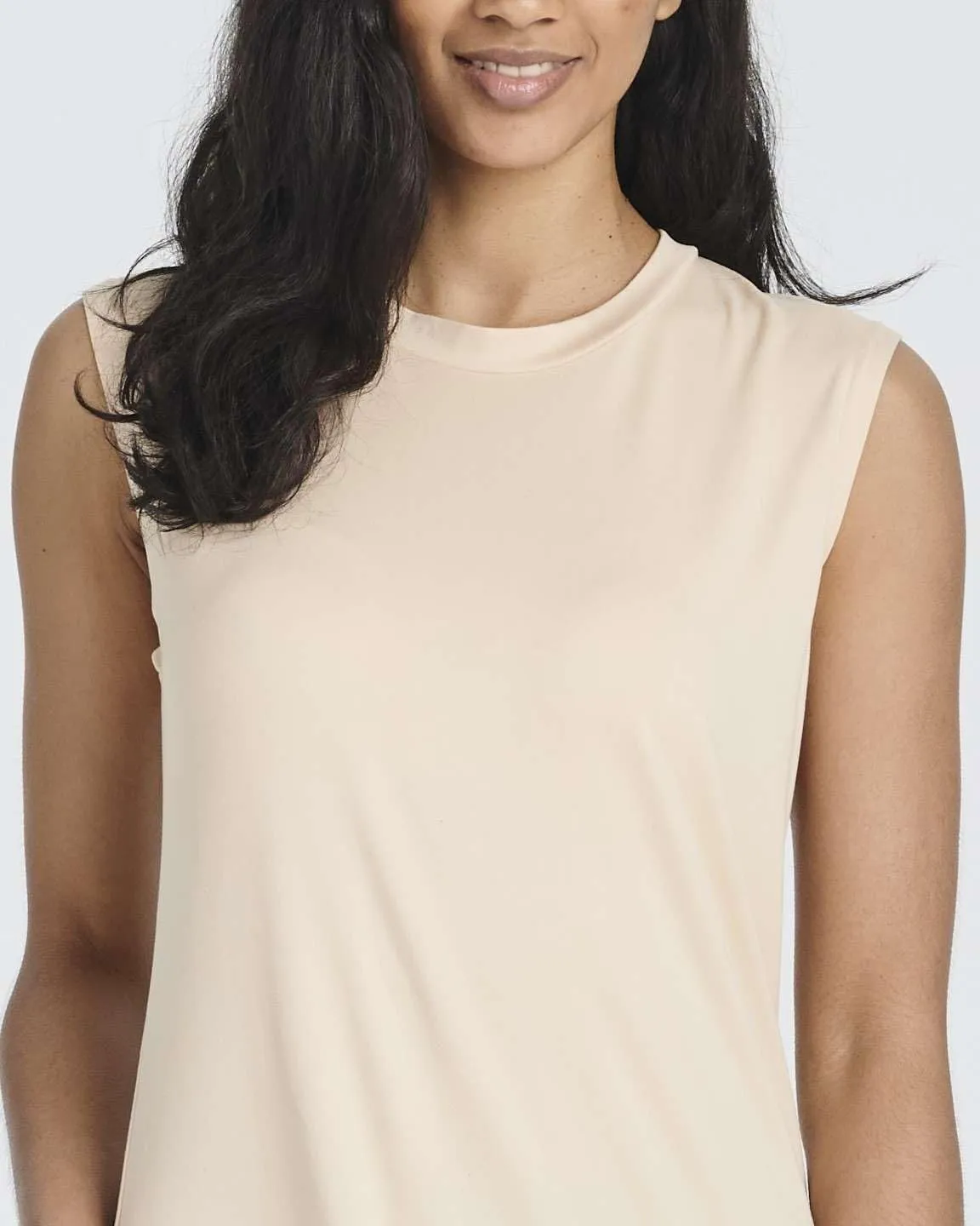 Real Essentials 3 Pack: Women's Long Tank Maxi T-Shirt Summer Casual Dress with Pockets (Available in Plus Size)