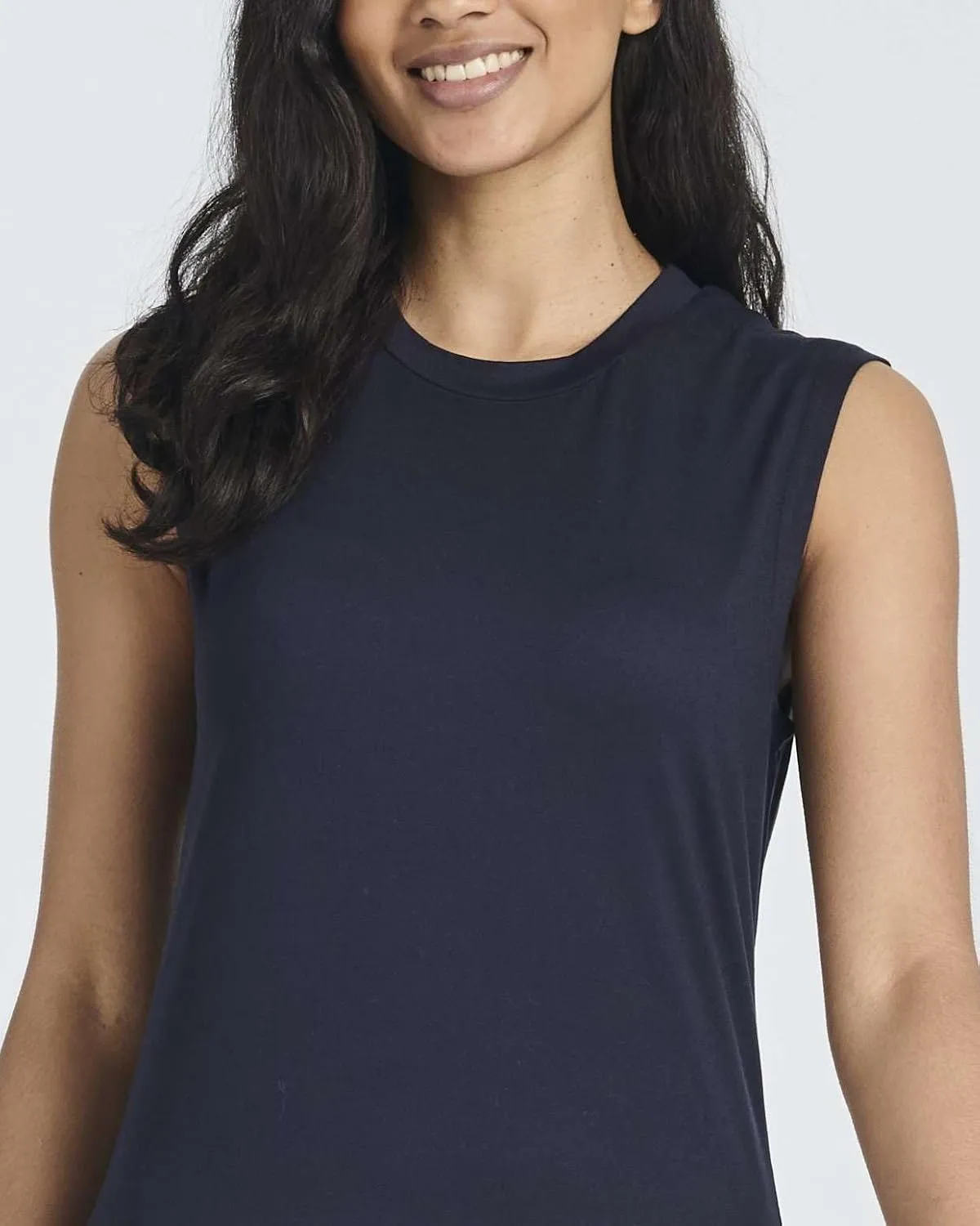 Real Essentials 3 Pack: Women's Long Tank Maxi T-Shirt Summer Casual Dress with Pockets (Available in Plus Size)