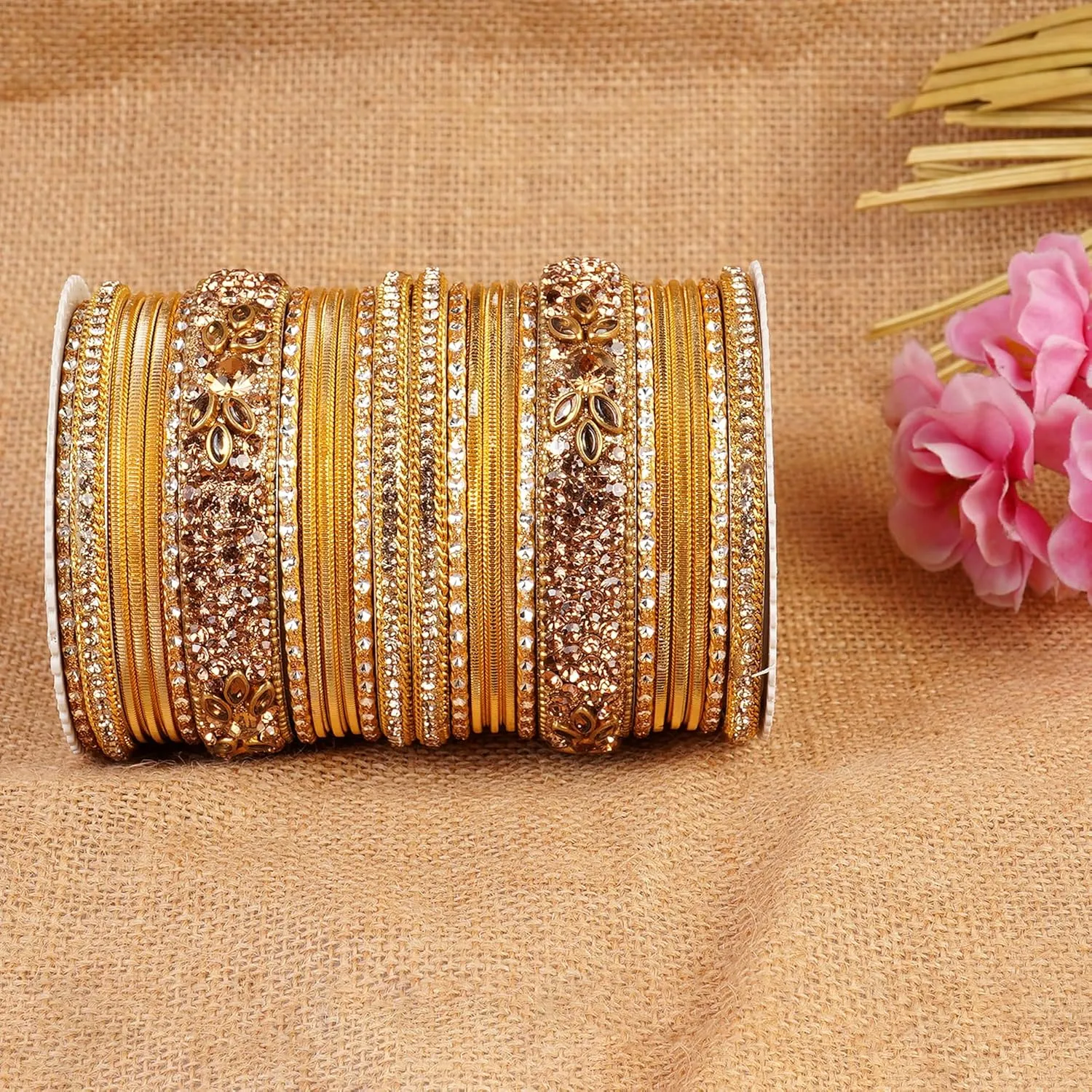 RUPIKA Indian Ethnic Partywear Handmade Bangles  Elegant Jewelry for Women, Perfect for Weddings, Festivals, and Everyday Wear