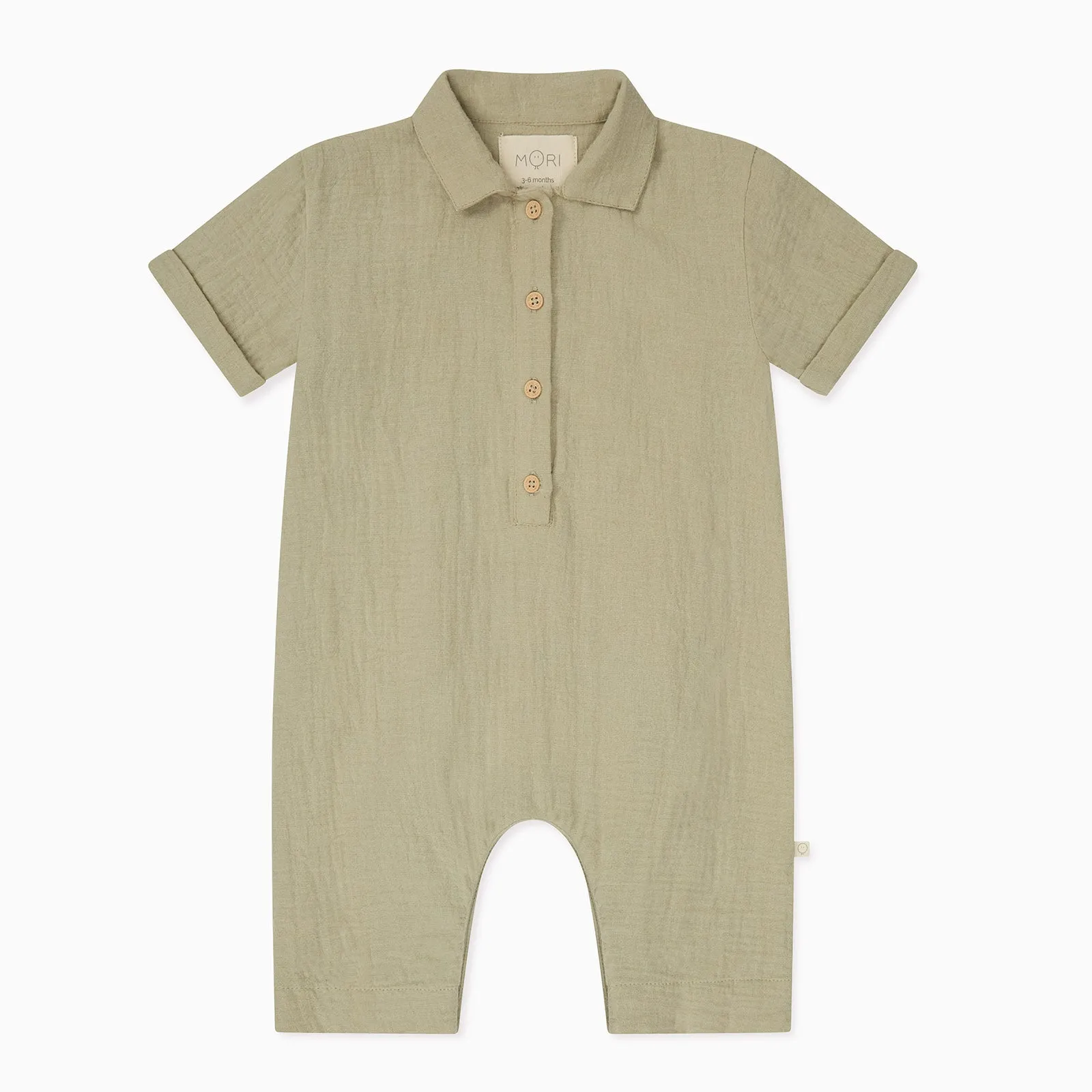 Sage Muslin Relaxed Jumpsuit