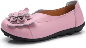 Sandal for Women Flats Dressy Comfortable Flower Slip on Casual Walking Flats Shoes