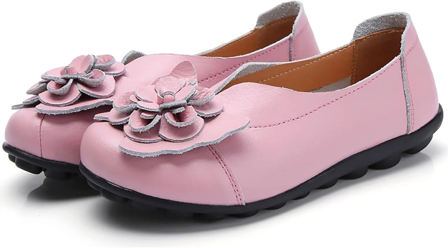 Sandal for Women Flats Dressy Comfortable Flower Slip on Casual Walking Flats Shoes
