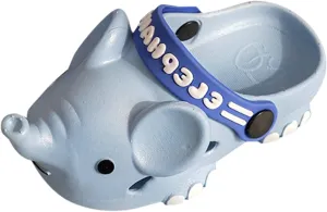 Sandals for Kids Non-Slip Slippers Girls Toddler Elephant Baby Cartoon Kids Boys Shoes Animal Girl (Blue, 18-24Months)