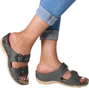 Sandals for Women Dressy, Sandals Women Premium Orthopedic Open Toe Sandals Retro Anti-Slip Breathable Sandals