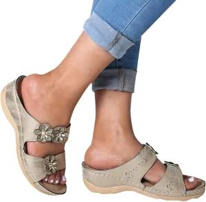 Sandals for Women Dressy, Sandals Women Premium Orthopedic Open Toe Sandals Retro Anti-Slip Breathable Sandals