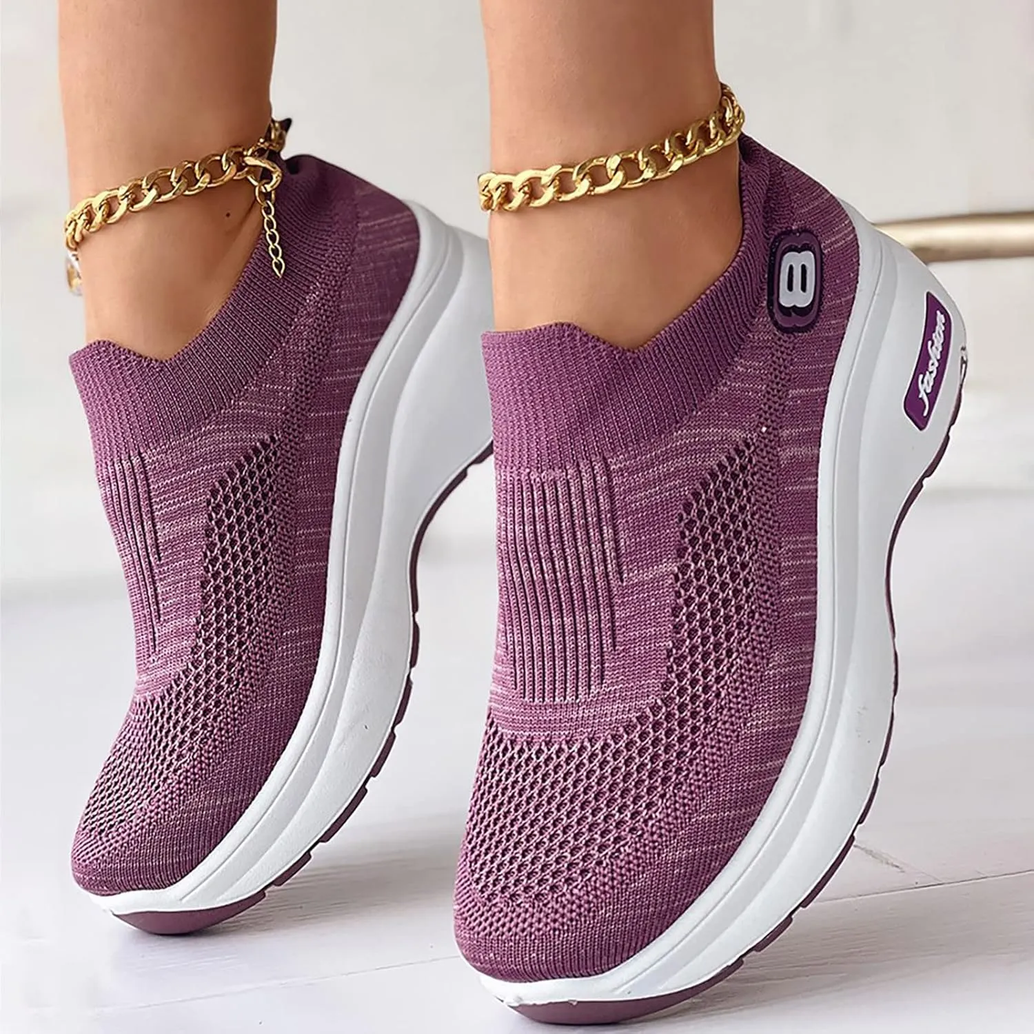 SBGMoSJ Bowling Shoes Women Size 9 1/2 Fall Shoes Women Trendy Comfy Womens Slip On Shoes Size 8 Narrow High Top Platform Sneakers for Women Tenis para Mujer OrtopDicos para Caminar