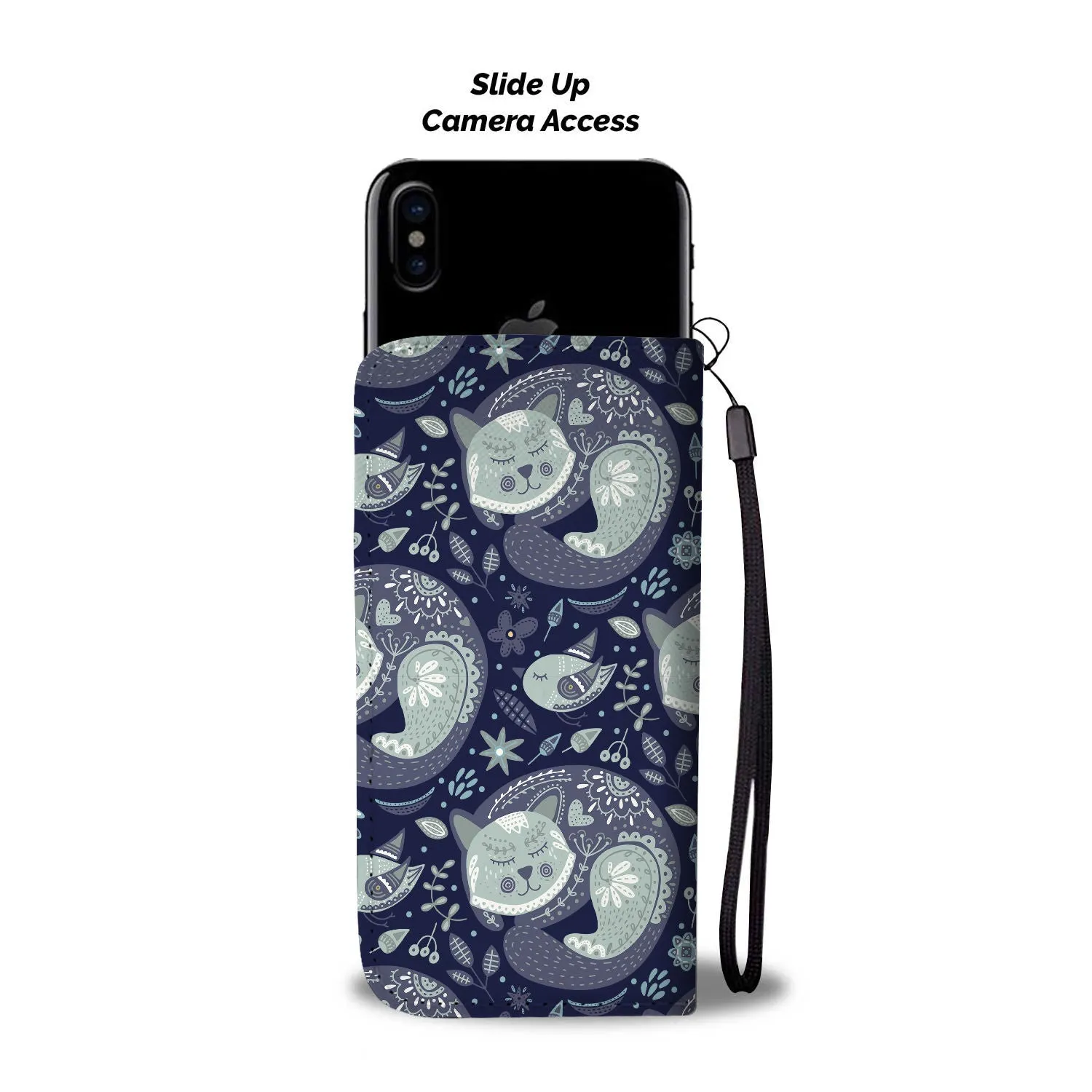 Sleepy Cat Wallet Case