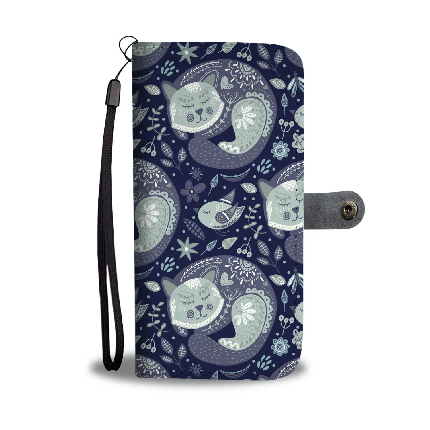 Sleepy Cat Wallet Case