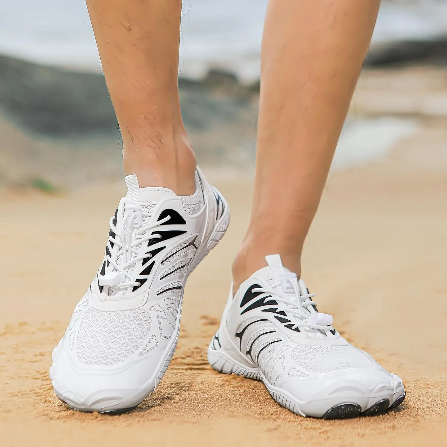 Smoneyful Hiking Footwear Barefoot Womens Shoes, Healthy & Non Slip, Outdoor Lightweight & Breathable Grounded Hike Shoe