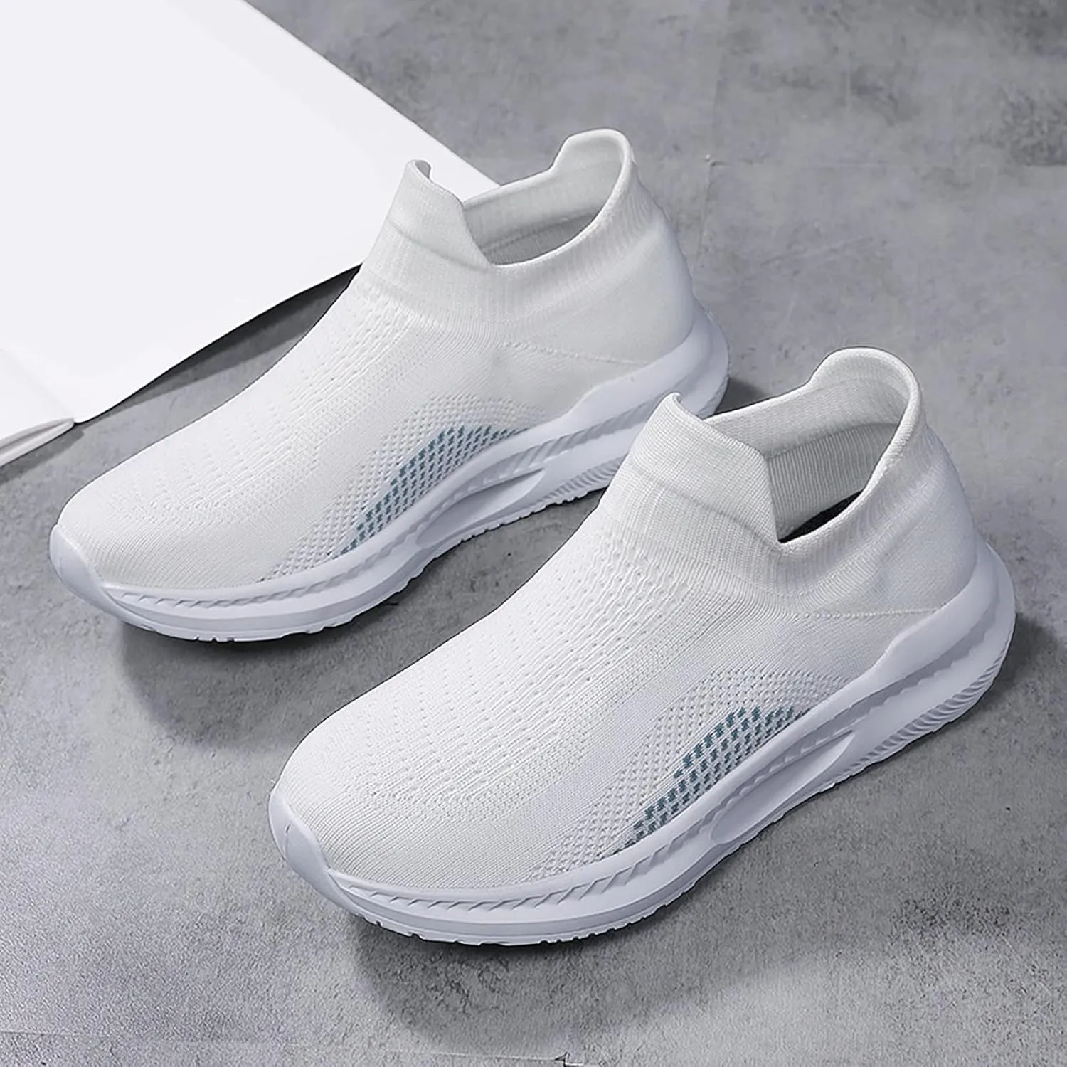 Sneakers for Women Slip Ons Slip On Shoes Women Comfortable Open Back Womens Black Athletic Shoes Size 8 Running Shoes for Women Wide Feet Tenis Antideslizante para Mujer De Cocina