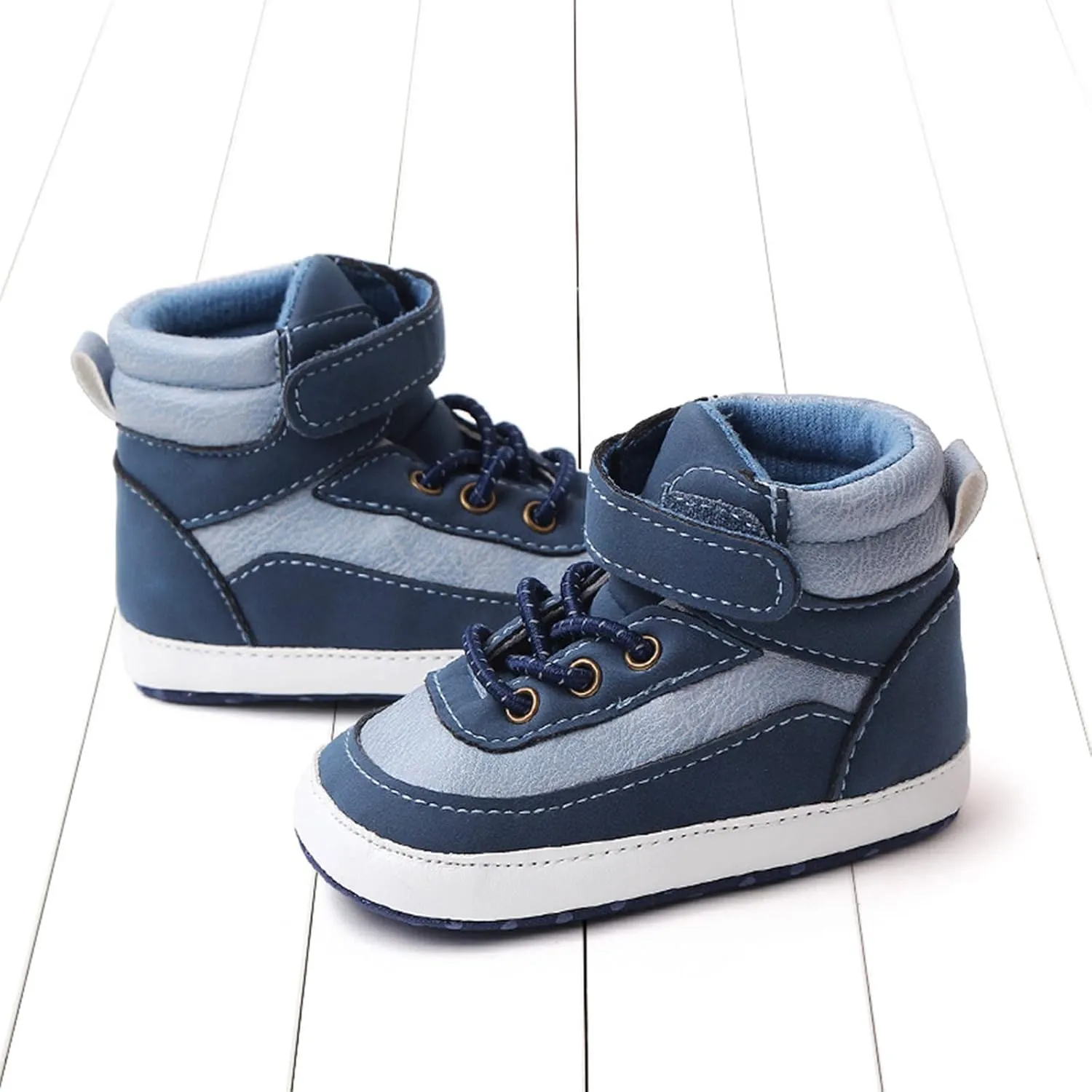 Spring and Summer Children Infant Toddler Shoes Boys and Girls Sports Shoes Flat Bottom High Top Comfortable Solid Color Casual Style Boys Dress Boots