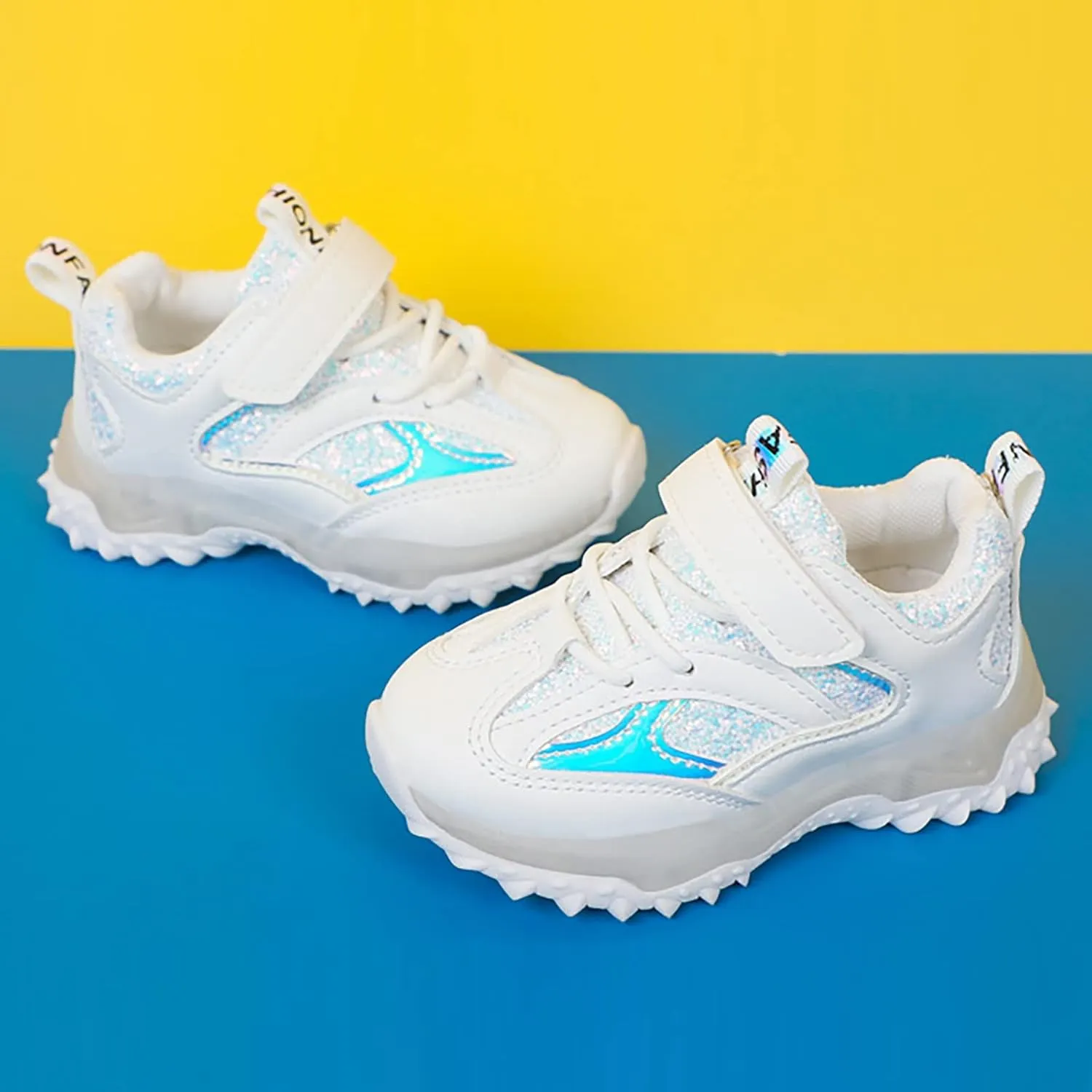 Spring Summer Boys Girls Sports Sneakers Toddler Infant Baby Casual Tennis Light Up Platform Chunky Heel Shoes