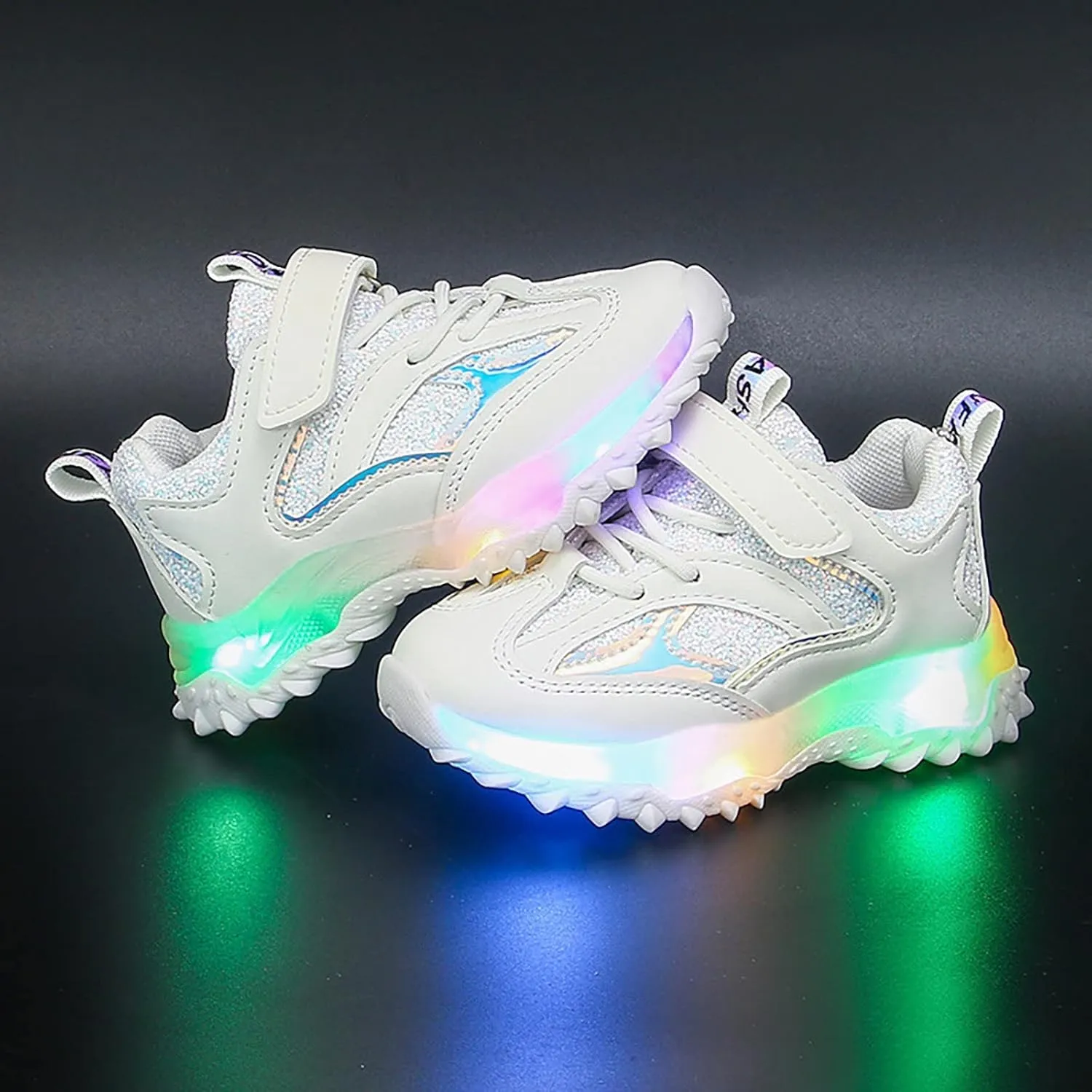 Spring Summer Boys Girls Sports Sneakers Toddler Infant Baby Casual Tennis Light Up Platform Chunky Heel Shoes