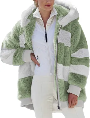 TARIENDY Fleece Jacket Women Trendy 2025 Sherpa Lined Hoodies Zip Up Warm Coats Oversized Winter Casual Cozy Cardigans