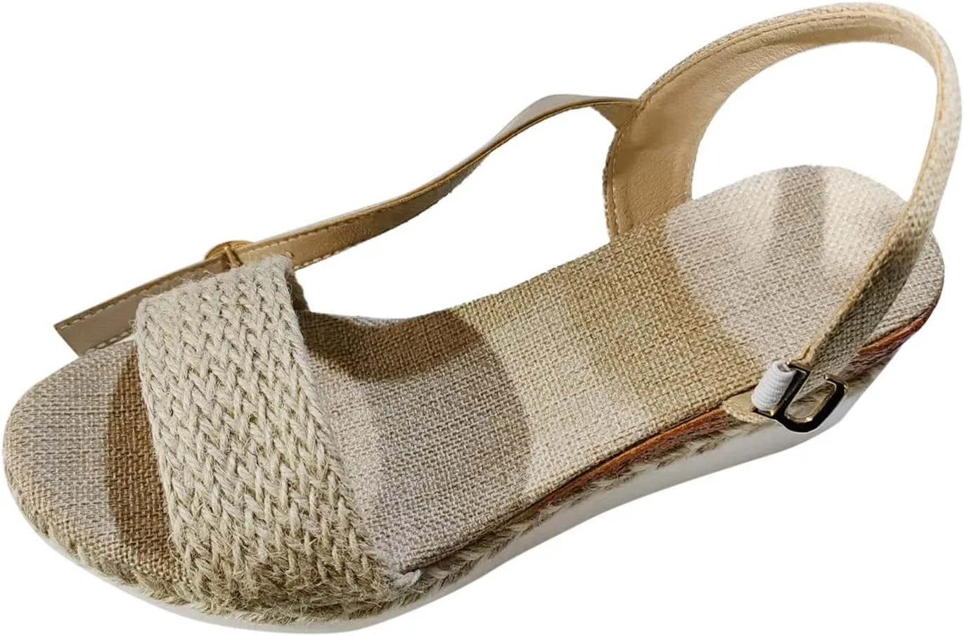 Temperament Thick Bottom Sandals for Women Breathable Open Toe Slingback Shoes Orthopedic Hiking Sandals