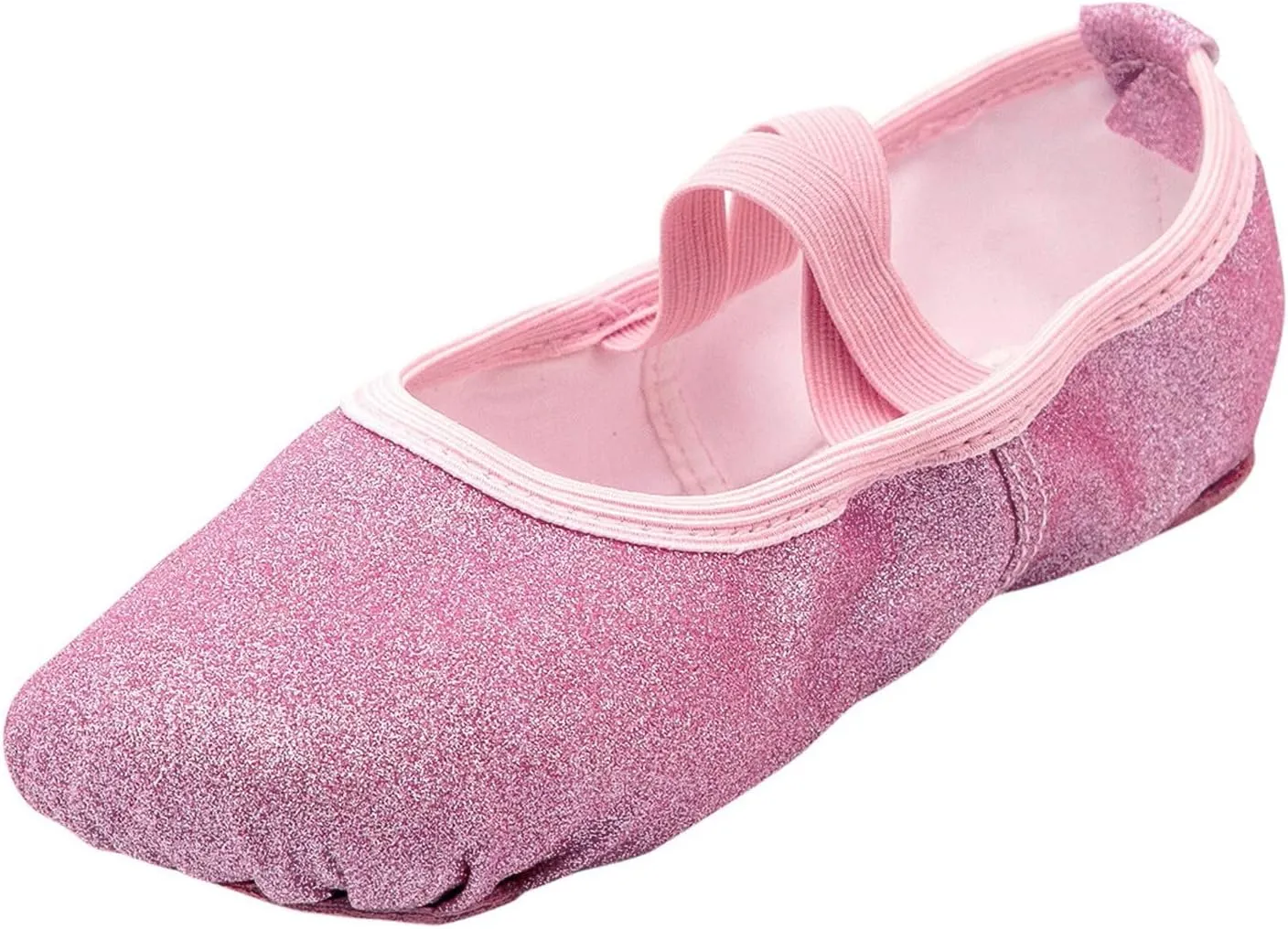 Toddler Ballet Shoes Glitter Ballet Slippers for Girls Pi??k Ballet Shoes Girls Canvas Ballet Shoes for Girls