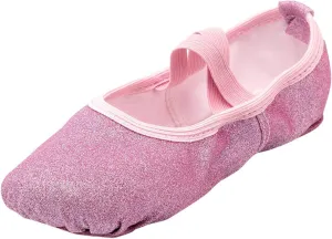 Toddler Ballet Shoes Glitter Ballet Slippers for Girls Pi??k Ballet Shoes Girls Canvas Ballet Shoes for Girls