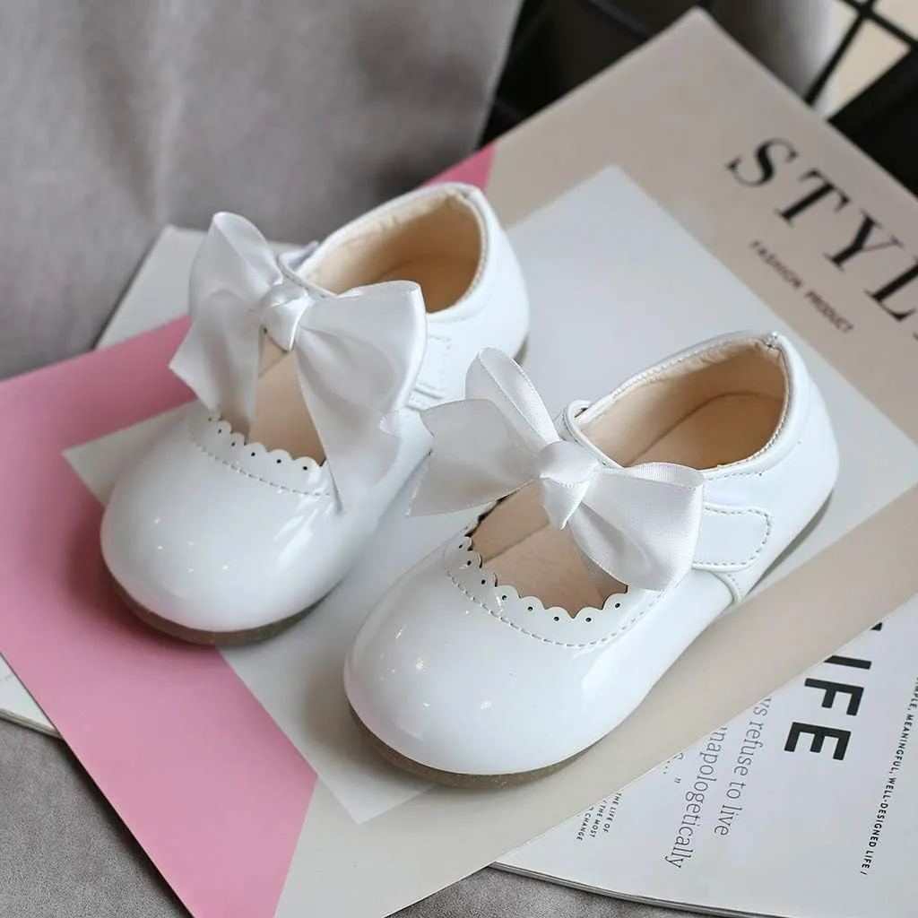 Toddler Boys Dress Shoes Infant Knot Kids Leather Girls Toddler Sandals Princess Shoes Baby Baby Canvas Shoes for Boys