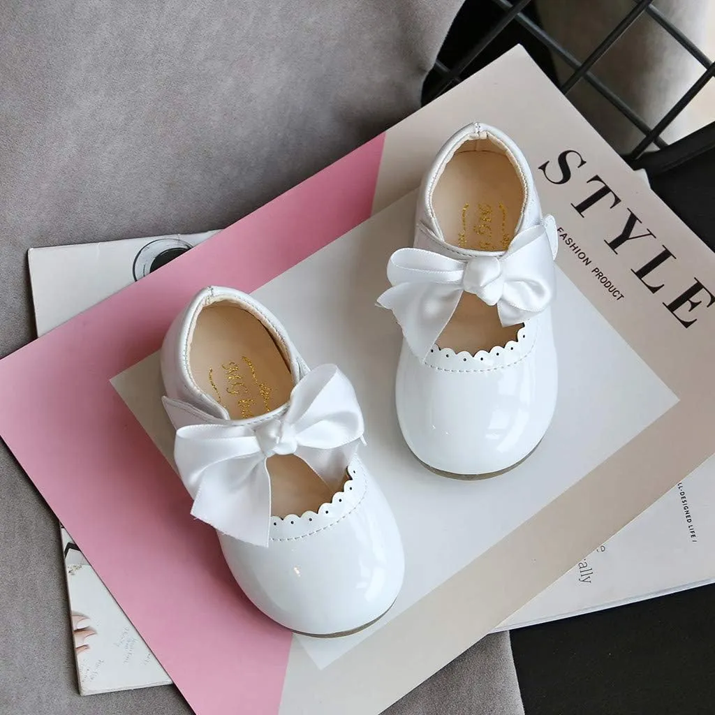 Toddler Boys Dress Shoes Infant Knot Kids Leather Girls Toddler Sandals Princess Shoes Baby Baby Canvas Shoes for Boys
