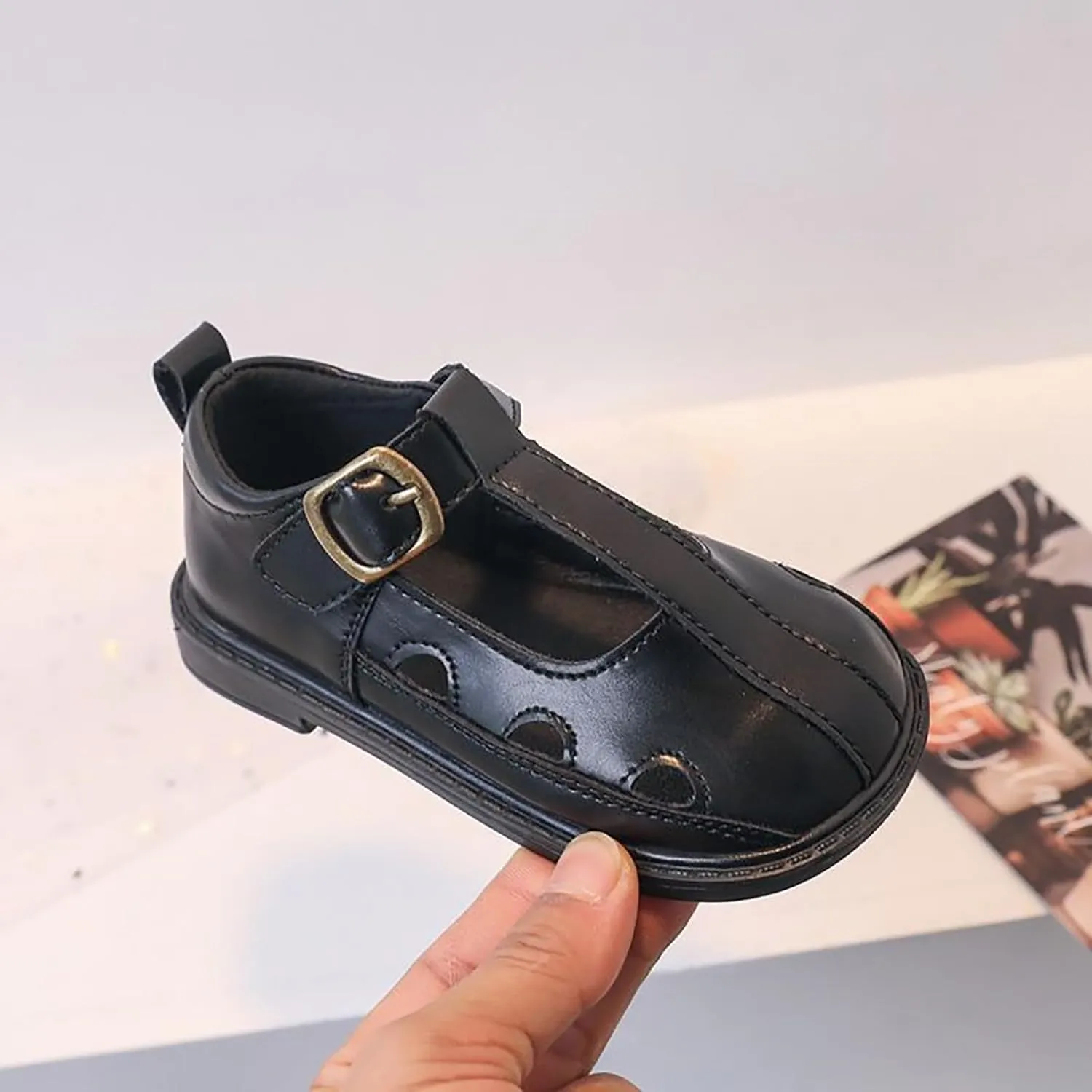 Toddler Girls Mary Jane Dress Shoes Ballet Shoes School Oxford Flats for Easter Flower Girl Party Uniform Shoes