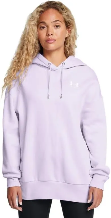 Under Armour Womens Icon Fleece Oversized Hoodie - Ultra-Soft Warmth LG