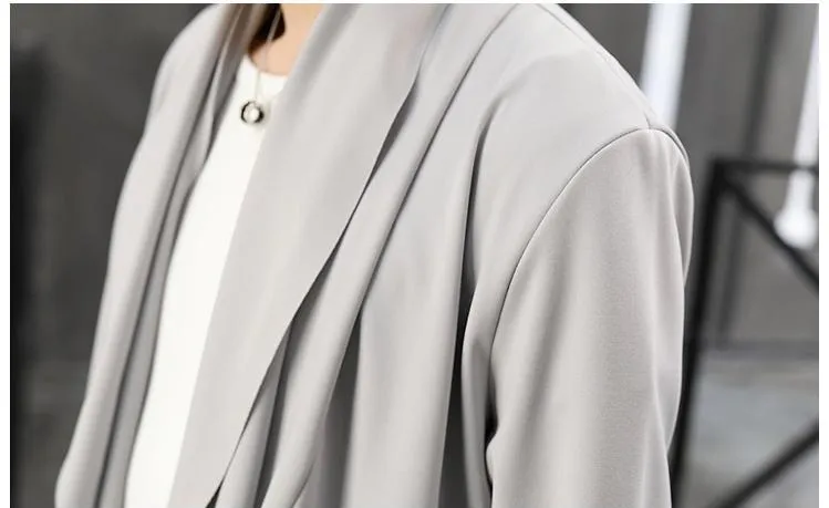West Louis Autumn Draped Collar Casual Cardigan