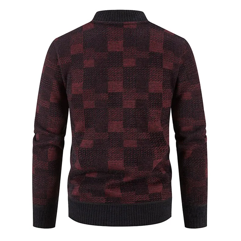 West Louis ComfyCoat Warm Stand-Up Collar Cardigan
