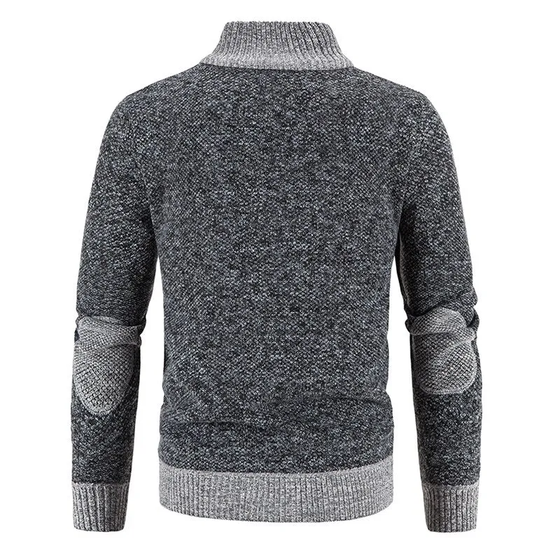 West Louis Stand-up Collar Casual Cardigan
