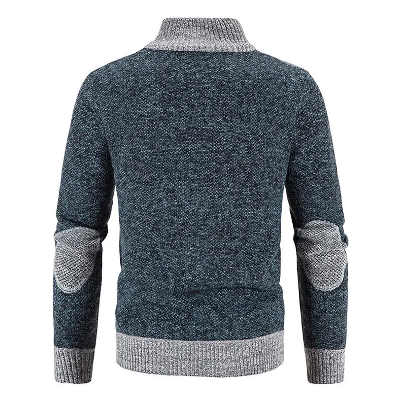 West Louis Stand-up Collar Casual Cardigan
