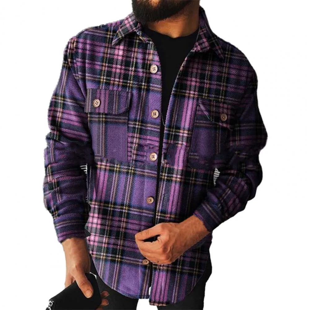 West Louis Streetwear Outwear Turn-down Collar Cardigan