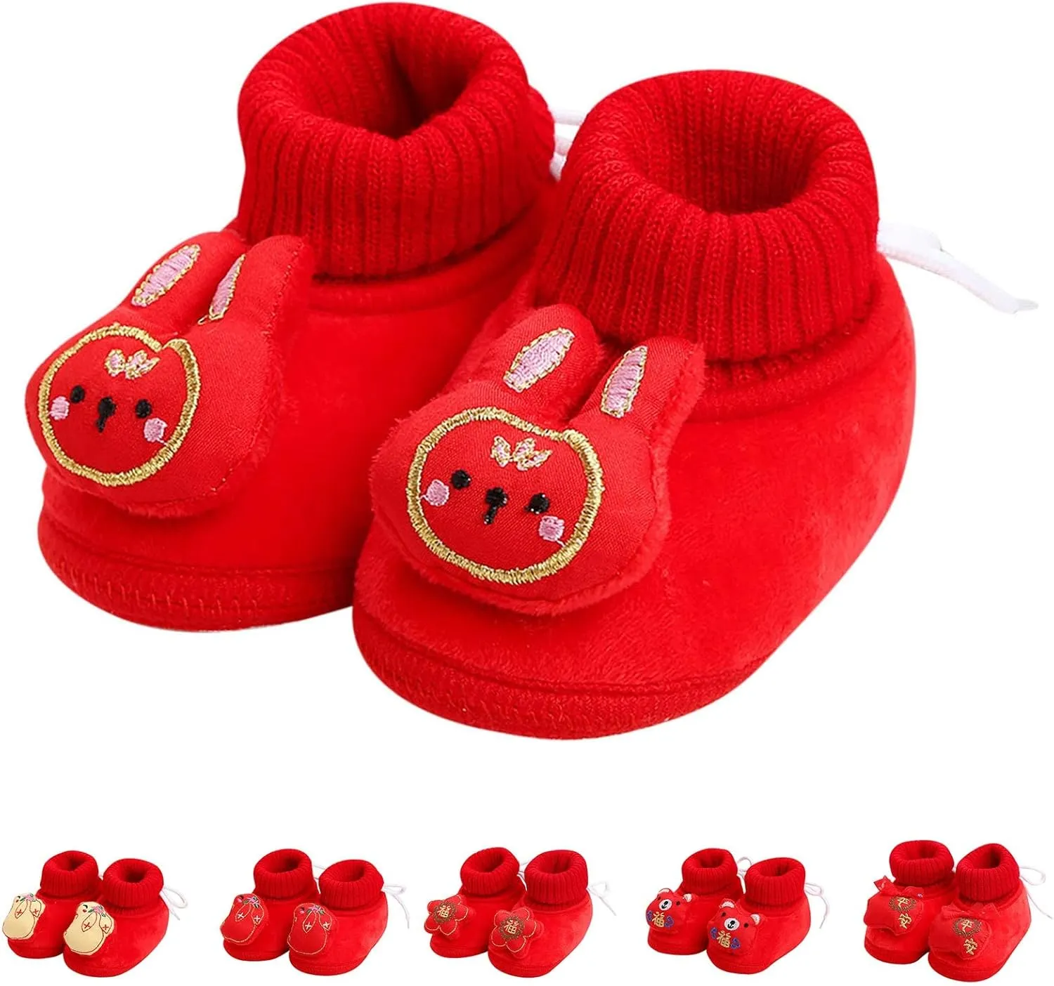 Winter Children Toddler Shoes Boys and Girls Floor Shoes Non Slip Plush Warm Comfortable Elastic Toddler Dress Shoes