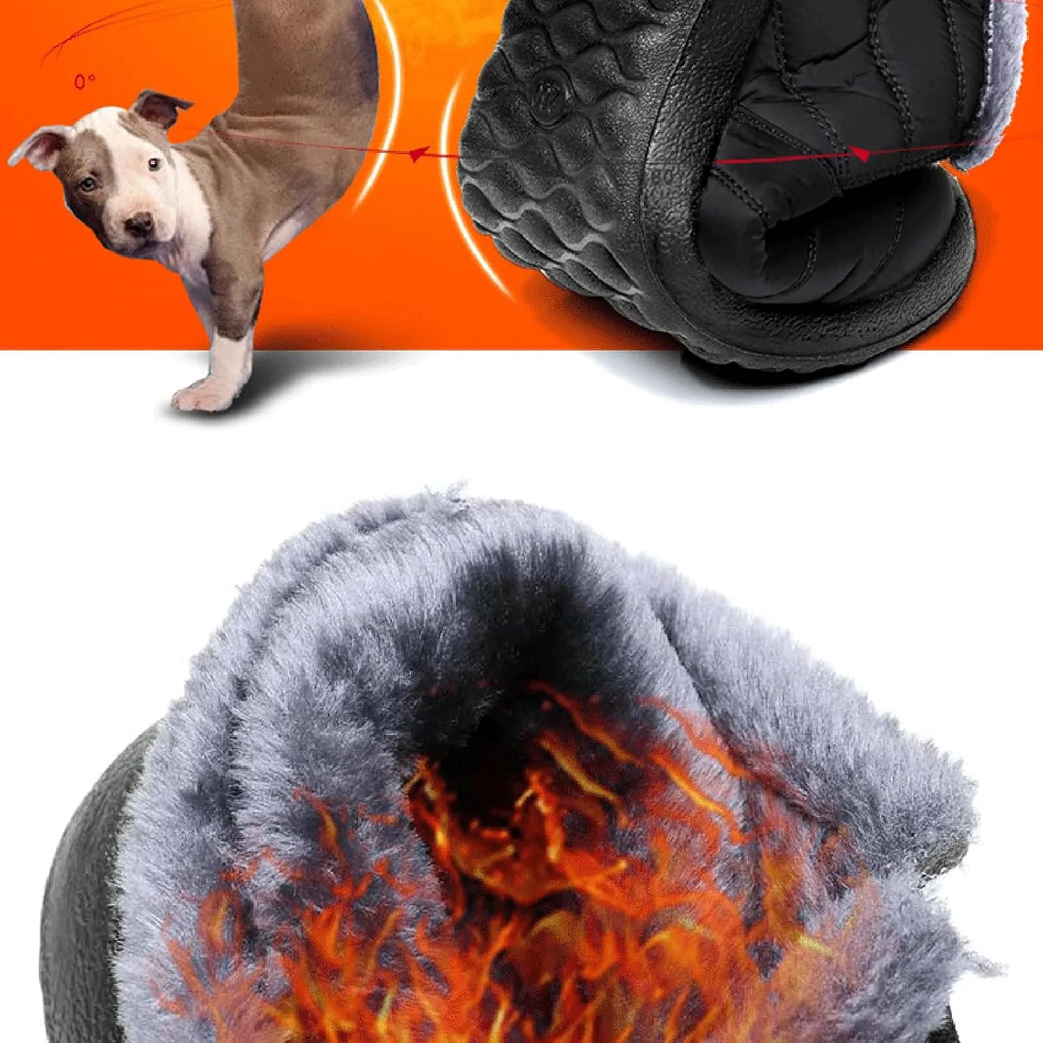 Woman Snow Boots Winter Shoes Non Slip Waterproof Warm Boot Ankle Comfortable Walking Going Out Outdoor Flat Booties