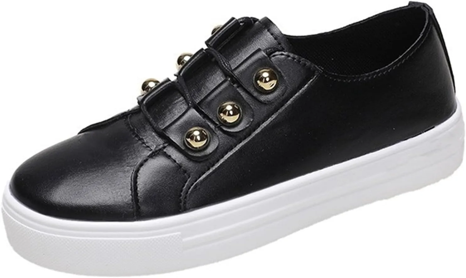 Women Platform Sneakers Comfortable Lace-Up Walking Shoes Fashion Low Top Sneakers for Women and Teen Girls Lightweight Chunky Athletic Sneaker