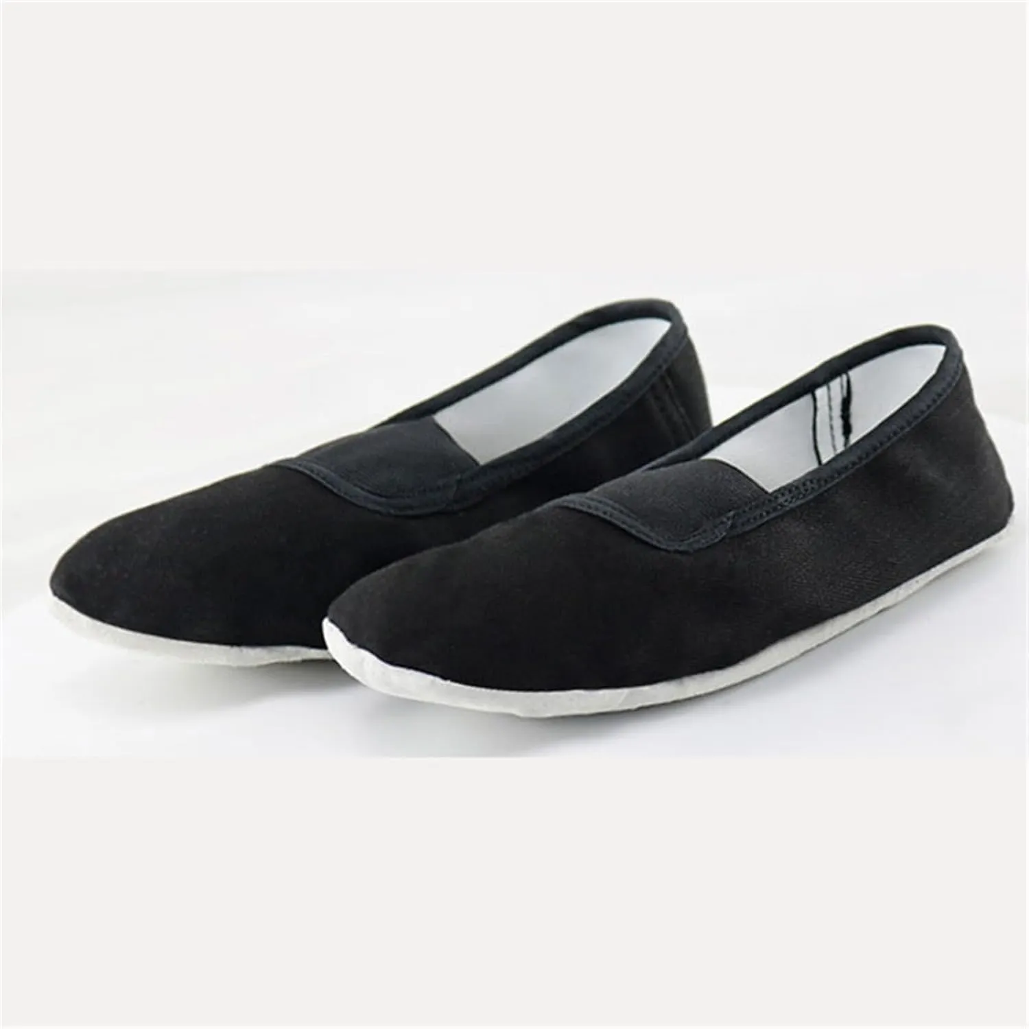 Womens Ballet Shoes Highly Stretch Canvas Dance Slippers Comfortable Soft Sole Yoga Practice Shoes for Girls/Adults