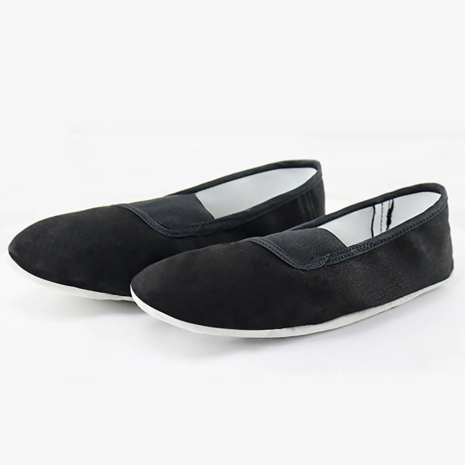 Womens Ballet Shoes Highly Stretch Canvas Dance Slippers Comfortable Soft Sole Yoga Practice Shoes for Girls/Adults