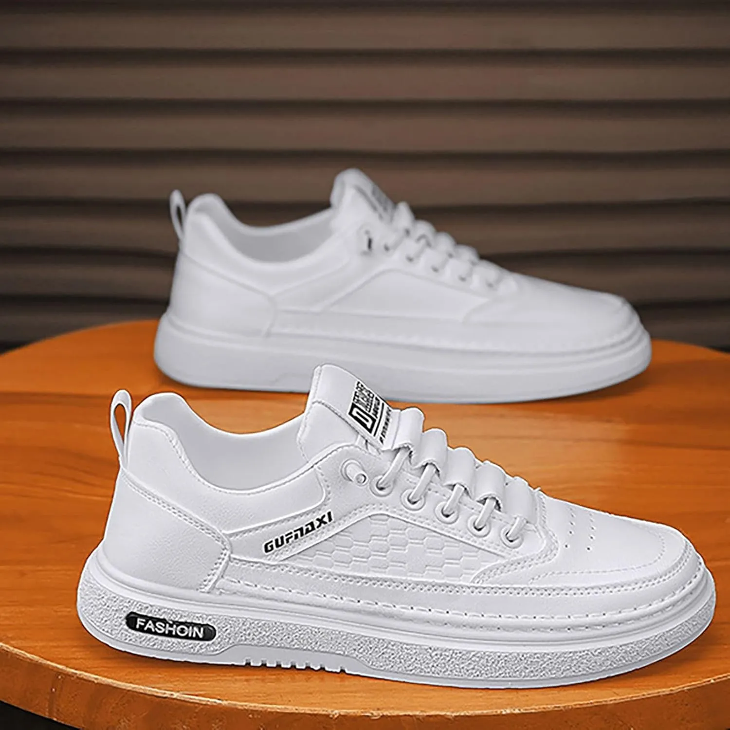 Women's Fashion Sneakers Casual Shoes with Platform Low Top Chunky Design Lace Up for Walking and Tennis