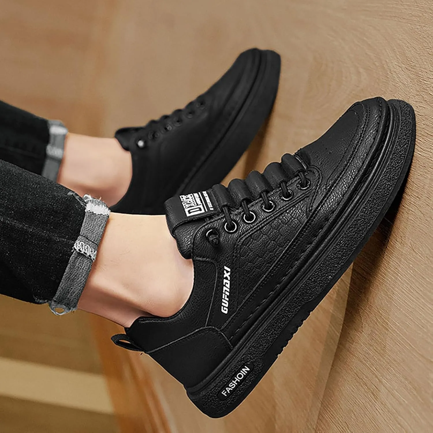 Women's Fashion Sneakers Casual Shoes with Platform Low Top Chunky Design Lace Up for Walking and Tennis