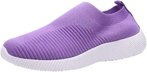 Women's Fashion Sport Breathable Mesh Platform Sneakers Pull On Sneakers Womens Womens Shoes Casual Fall Slip On Wide Width Women Sneakers Size 9.5 Wide Zapatos OrtopDicos para Mujer De Vestir