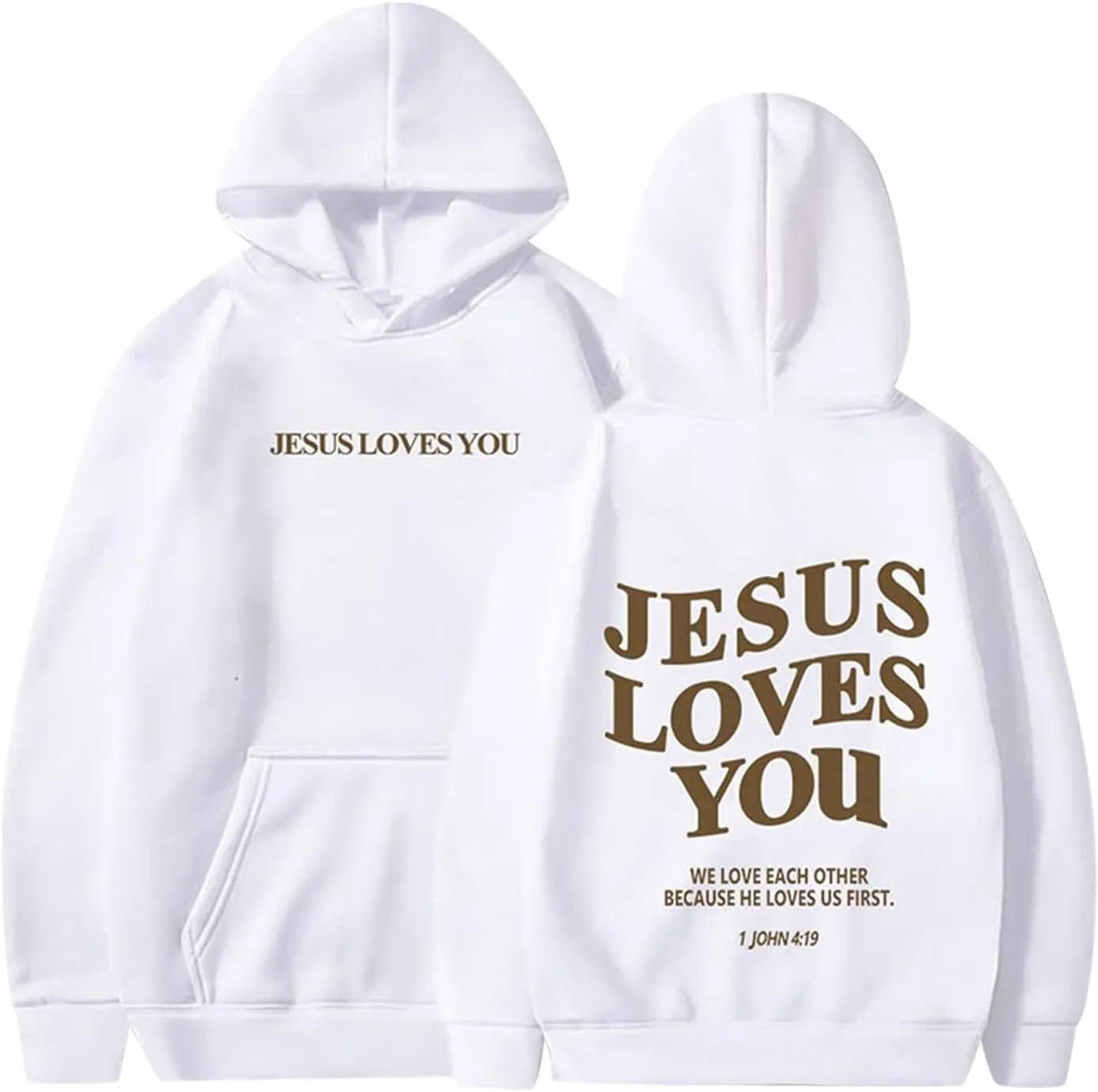 Women's Letter Print Graphic Hoodie Trendy Cute Oversized Long Sleeve Sweatshirt Y2K Drawstring Casual Pullover Top