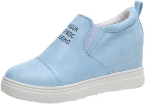 Womens Orthopedic Casual Walking Sneakers Slip On Shoes with Arch Support Comfortable Loafers Plantar Fasciitis Relief Foot Heel Pain Diabetic