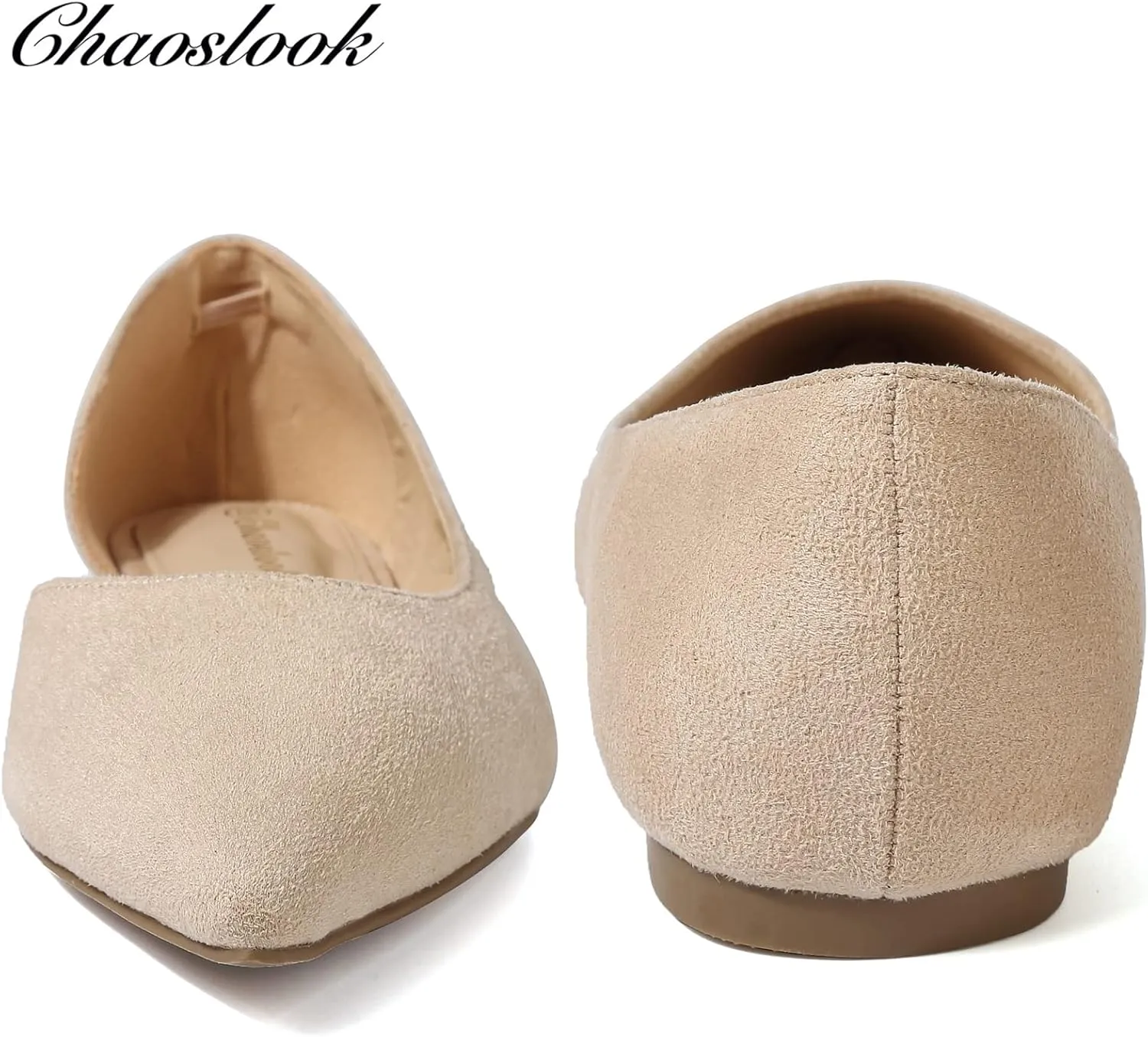 Womens Pointed Toe Black Ballet Flats Comfortable Casual Dress Flats for Women Elegant Memory Foam Flats Shoes with Party Wedding
