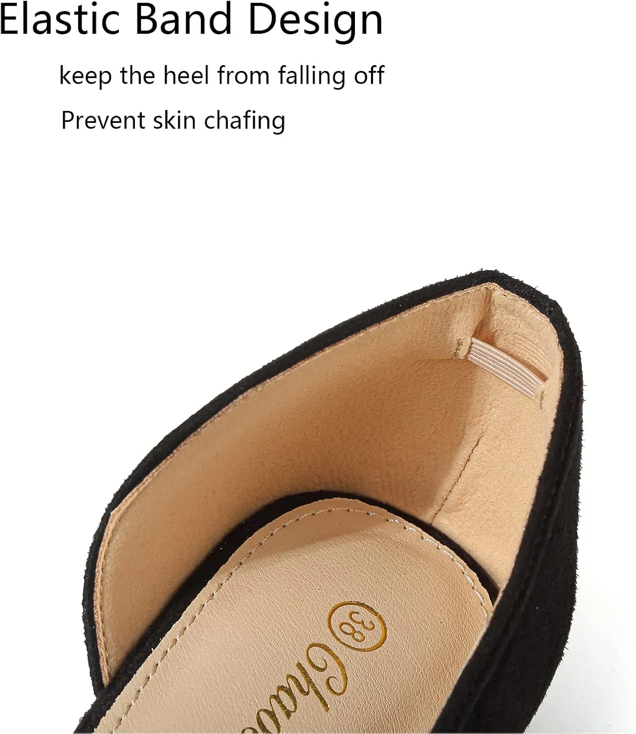 Womens Pointed Toe Black Ballet Flats Comfortable Casual Dress Flats for Women Elegant Memory Foam Flats Shoes with Party Wedding