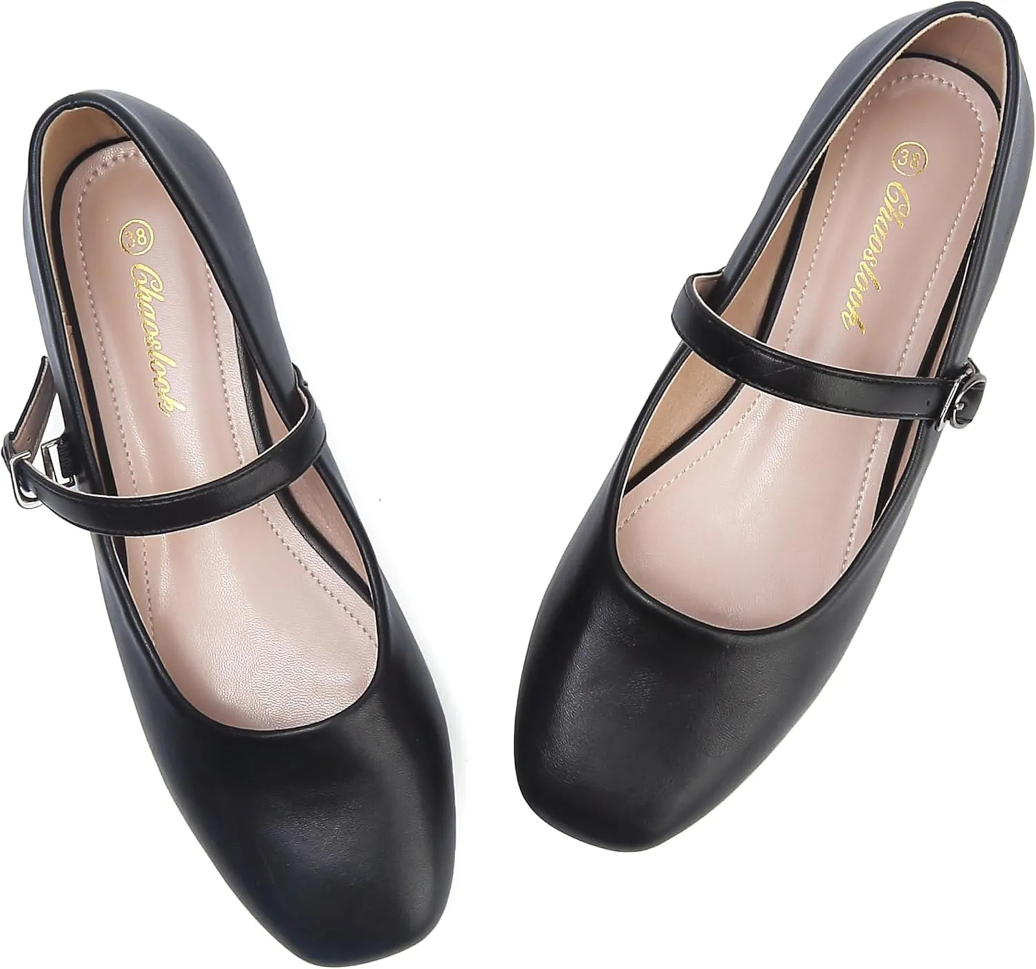 Womens Pointed Toe Black Ballet Flats Comfortable Casual Dress Flats for Women Elegant Memory Foam Flats Shoes with Party Wedding